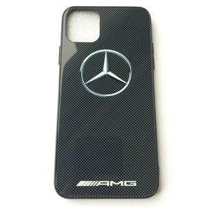 Mercedes AMG Black Tempered Glass Mix iPhone Case